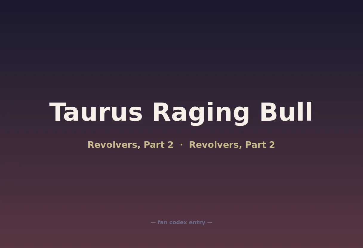 Taurus Raging Bull