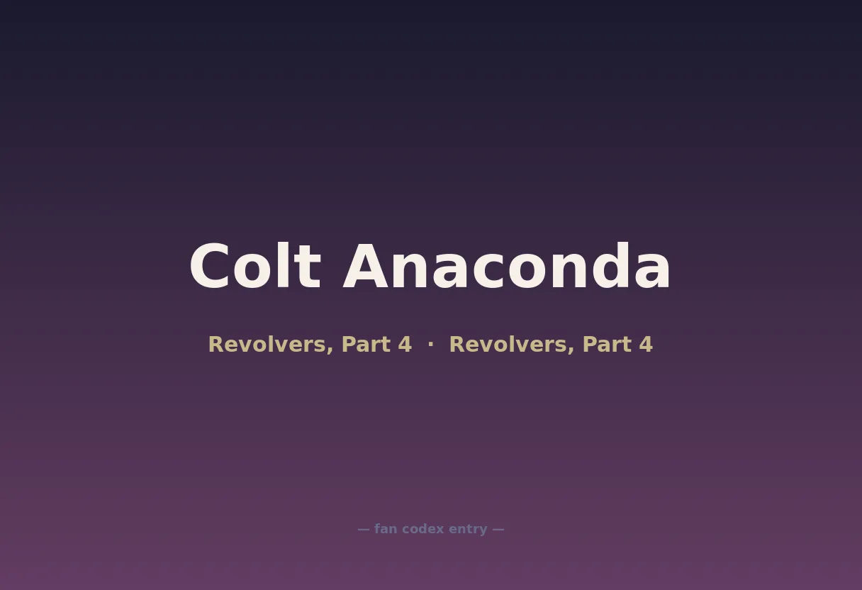 Colt Anaconda