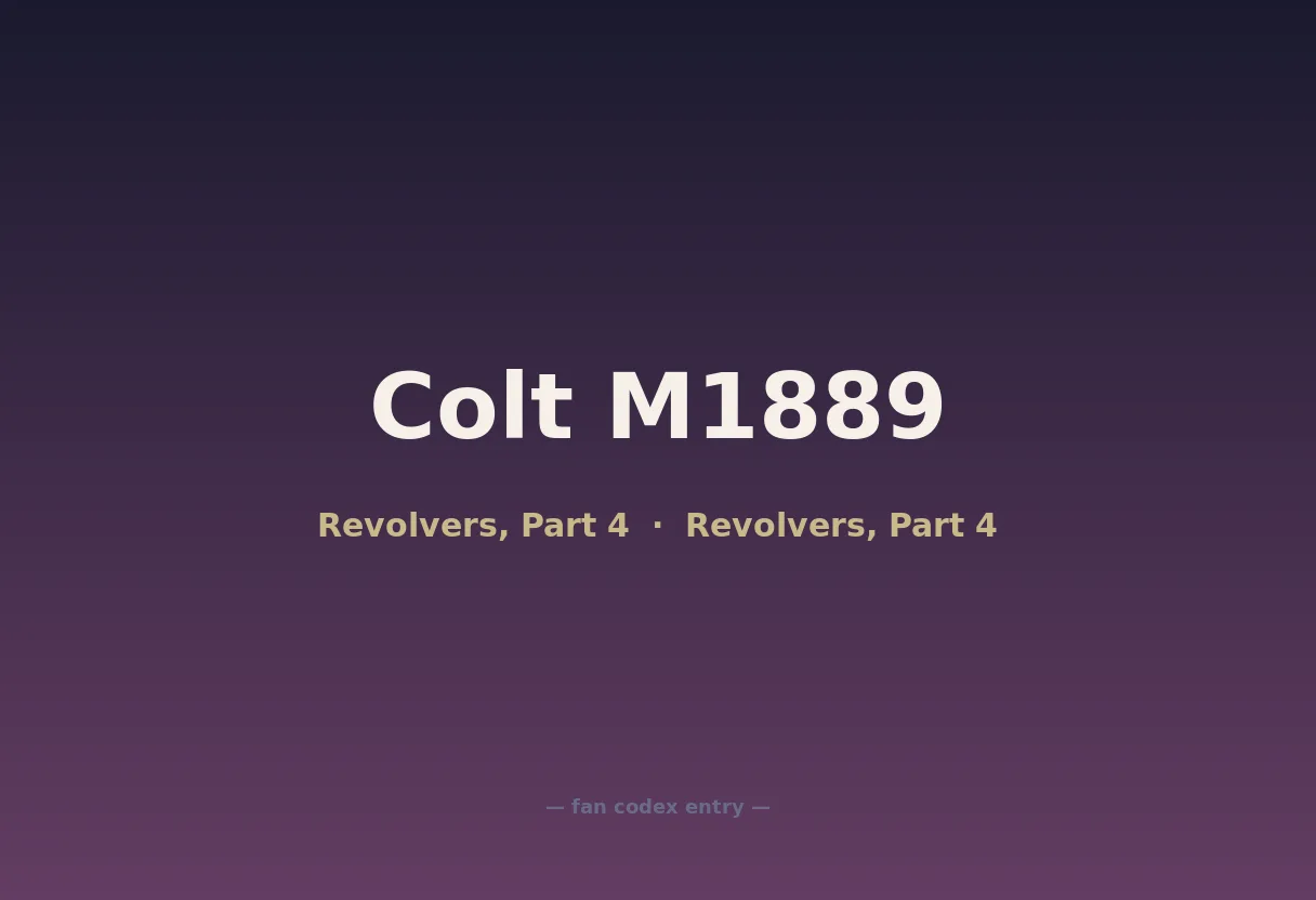 Colt M1889