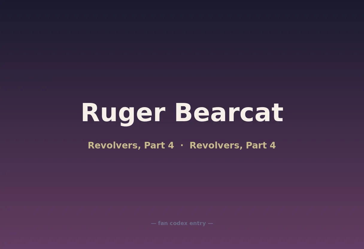 Ruger Bearcat