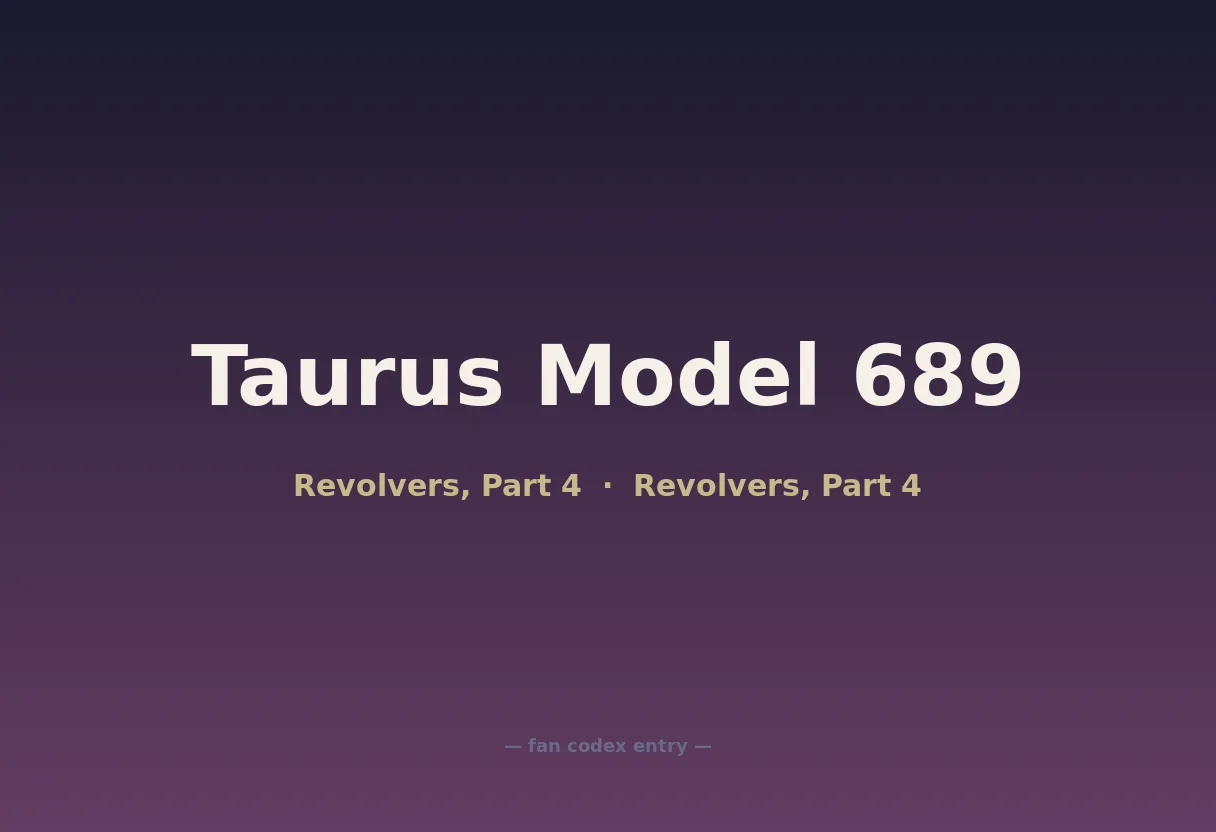 Taurus Model 689