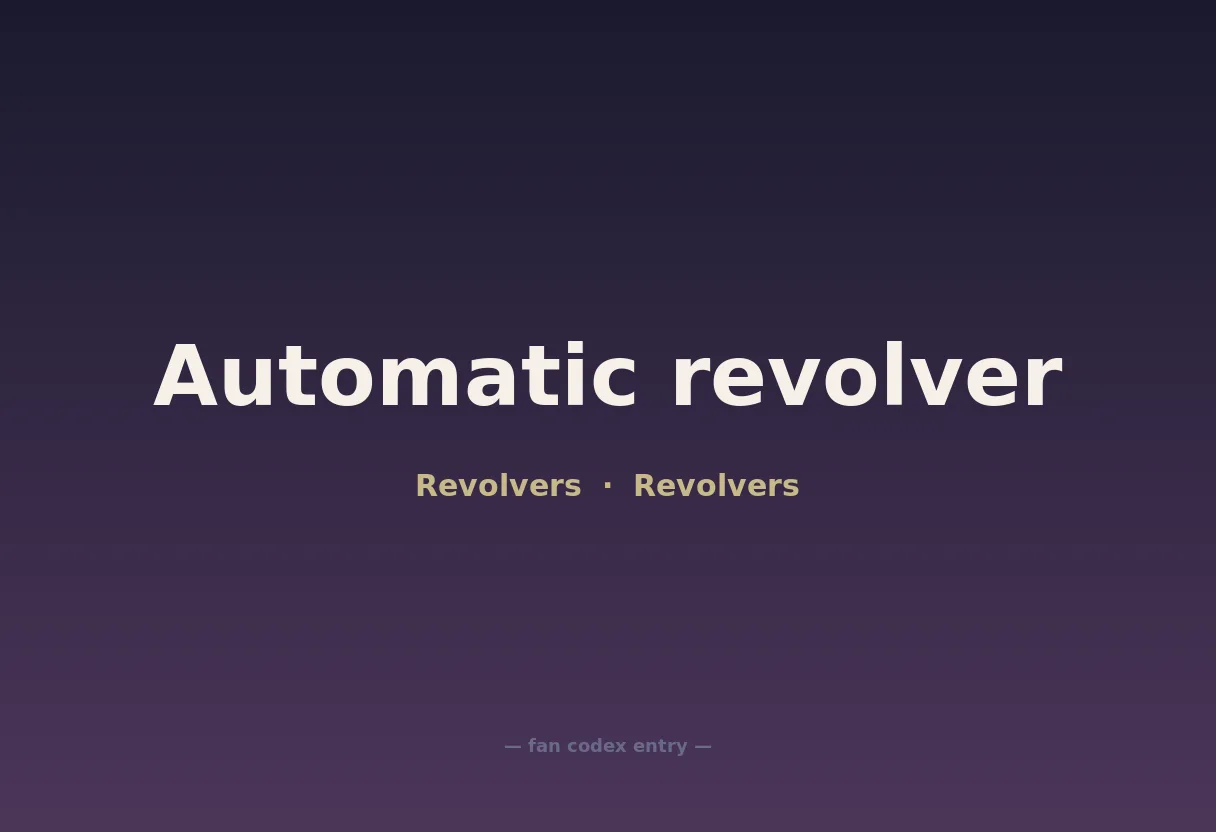 Automatic revolver
