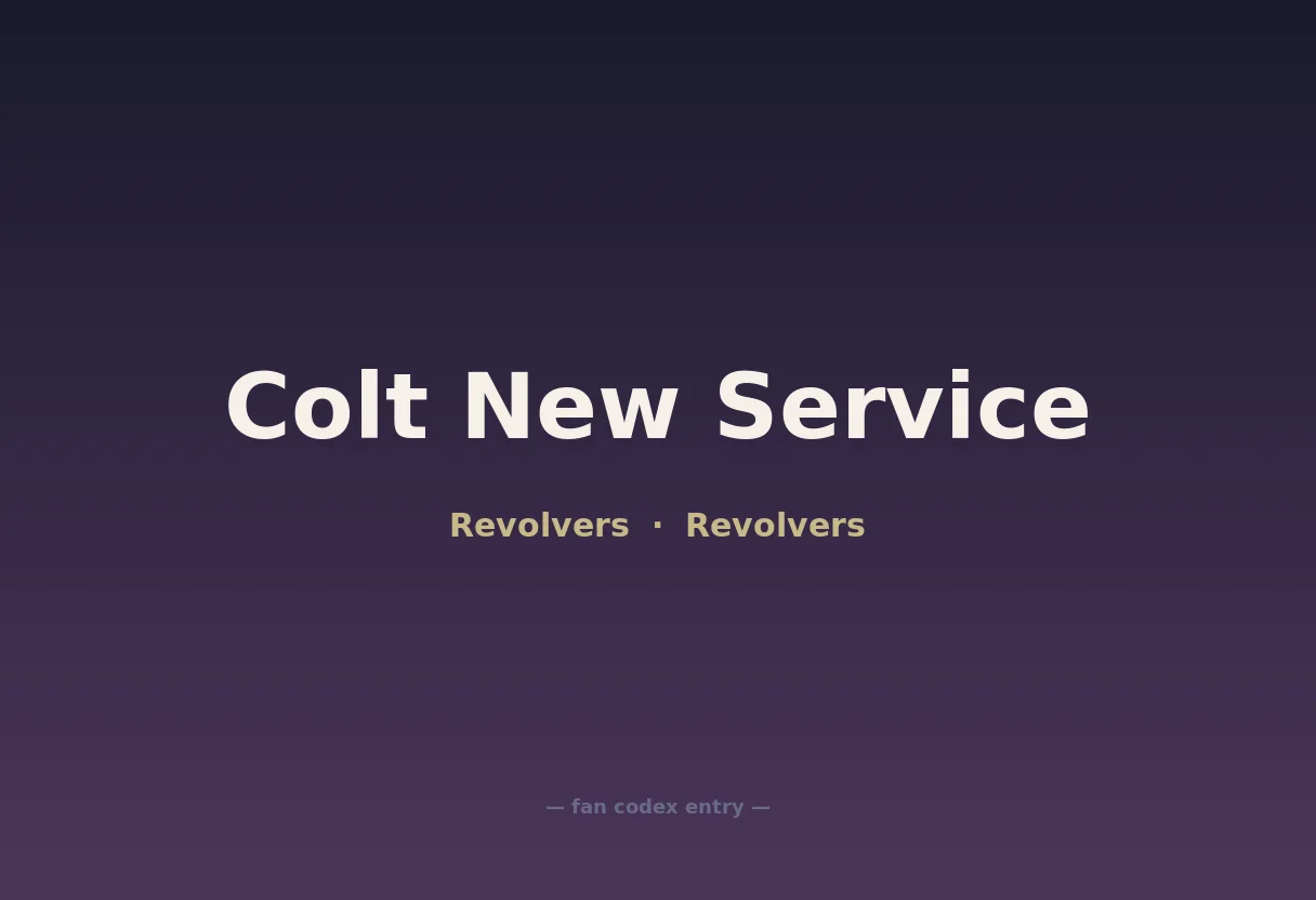 Colt New Service