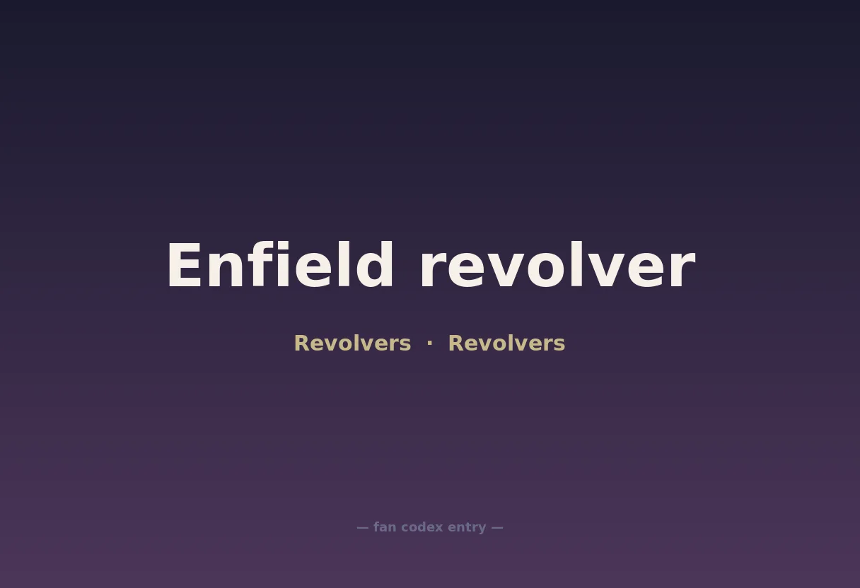 Enfield revolver