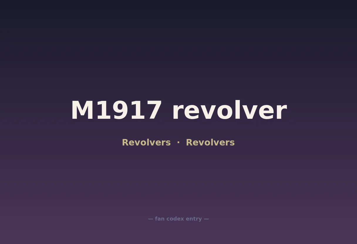 M1917 revolver