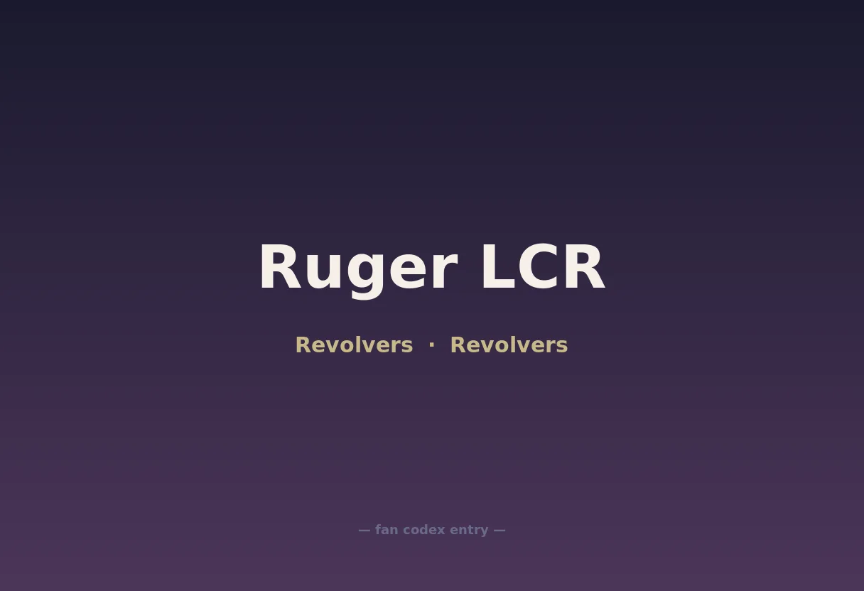 Ruger LCR