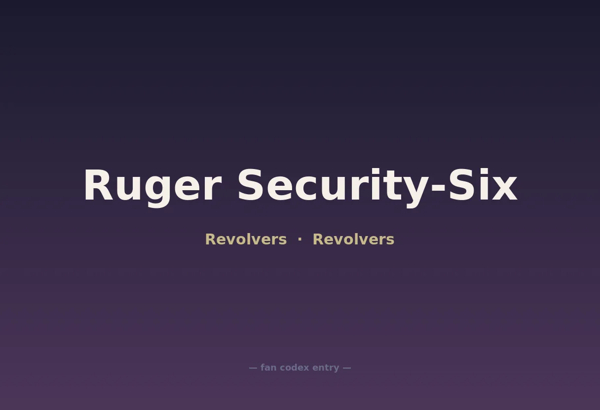 Ruger Security-Six