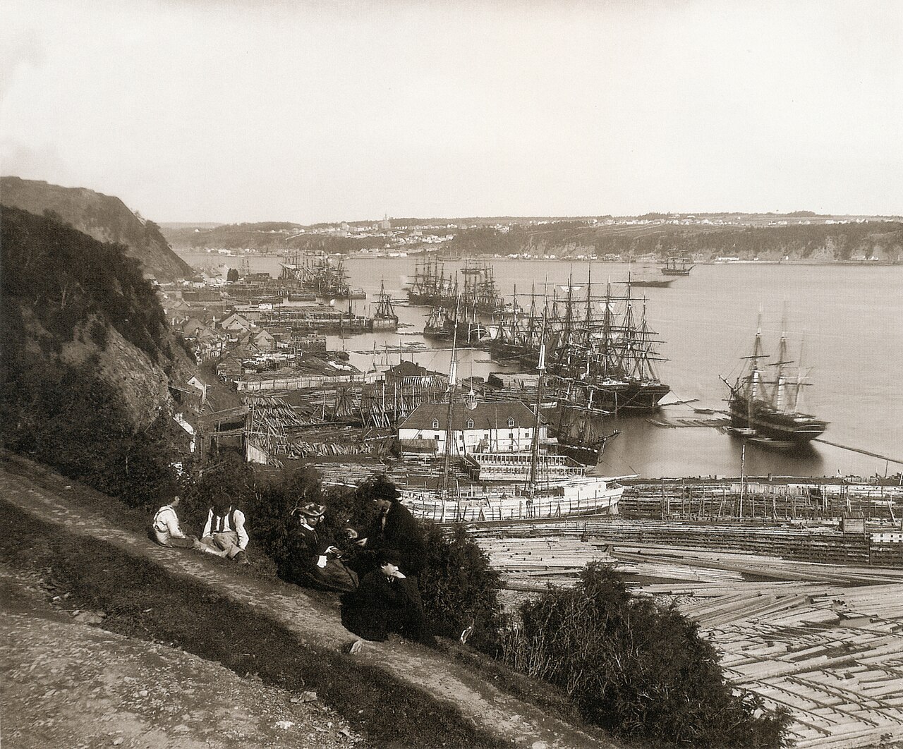 86 William England - Shipbuilding St Lawrence River at Quebec