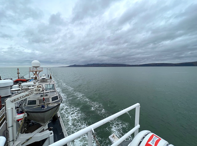 NOAAS Thomas Jefferson (S 222) St. Lawrence River Baie-Saint-Paul Quebec October 2022