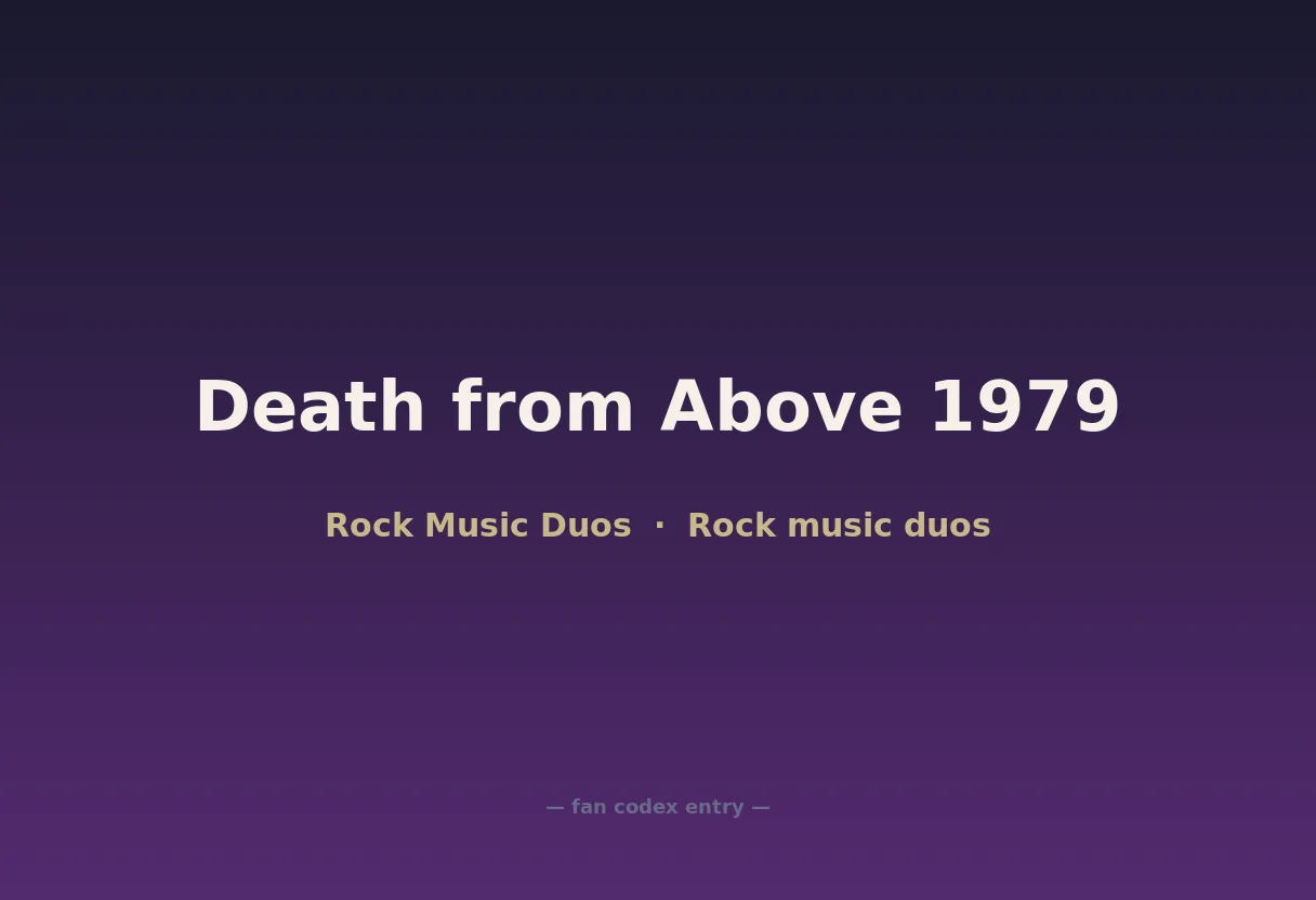 Death from Above 1979
