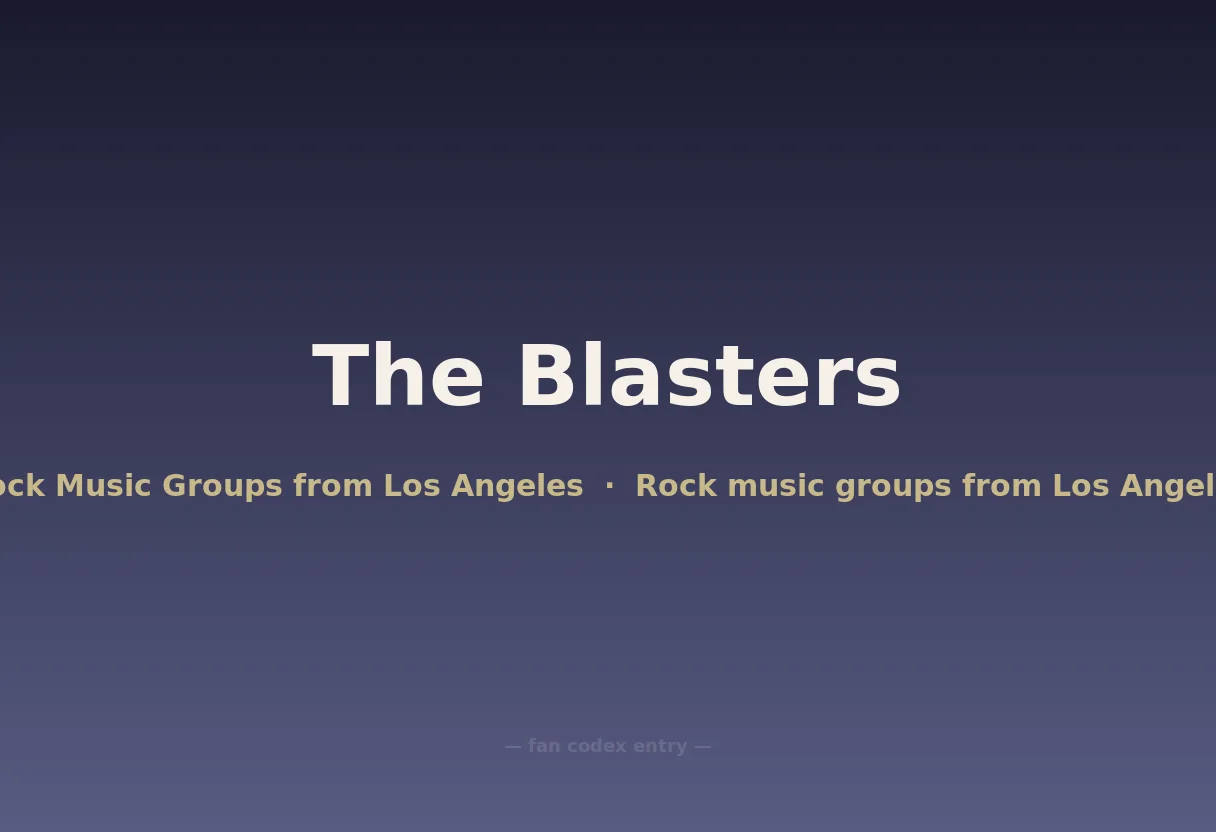 The Blasters