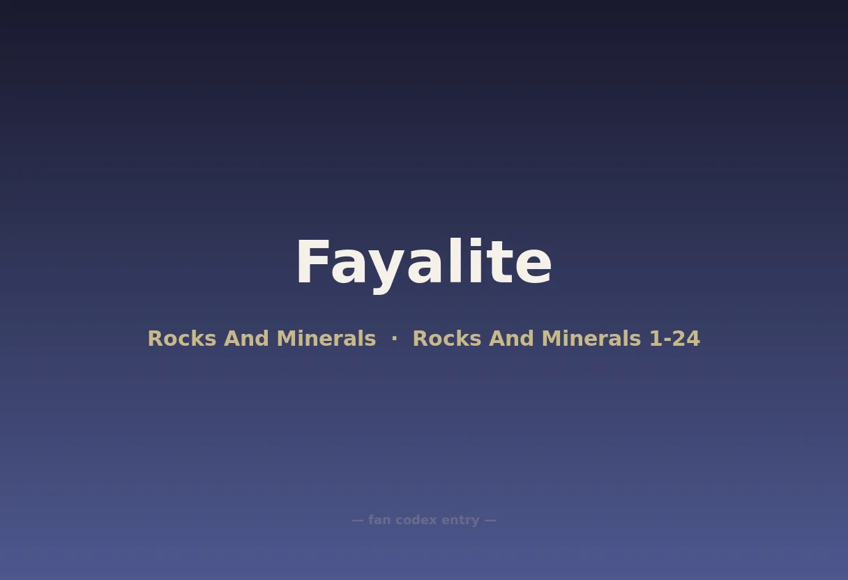 Fayalite