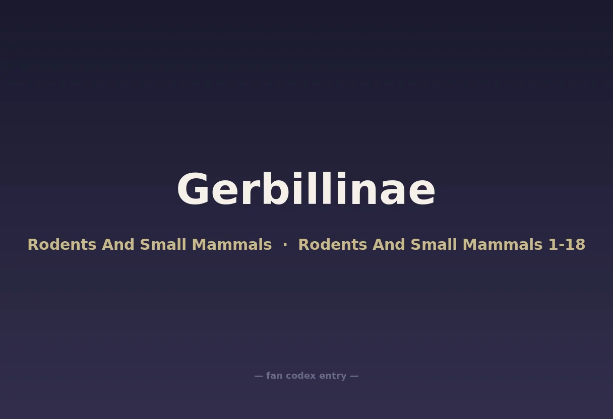 Gerbillinae