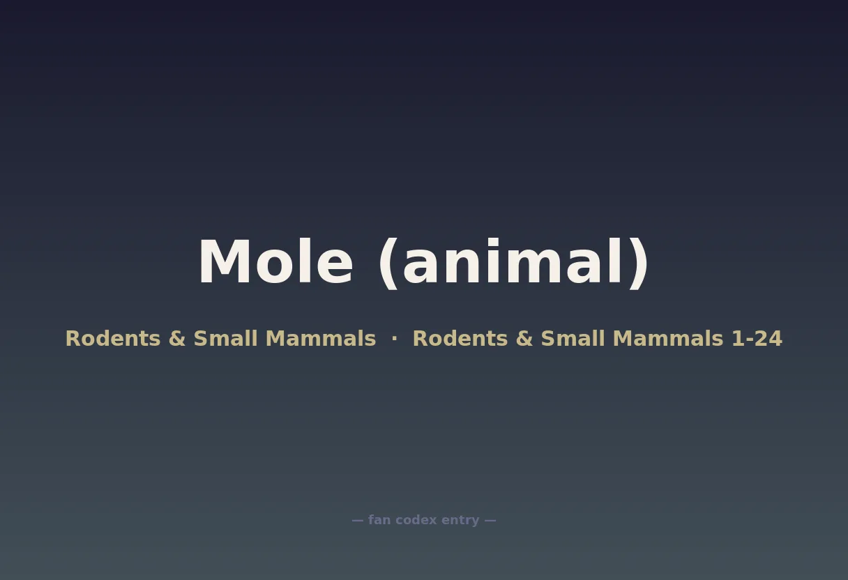 Mole (animal)