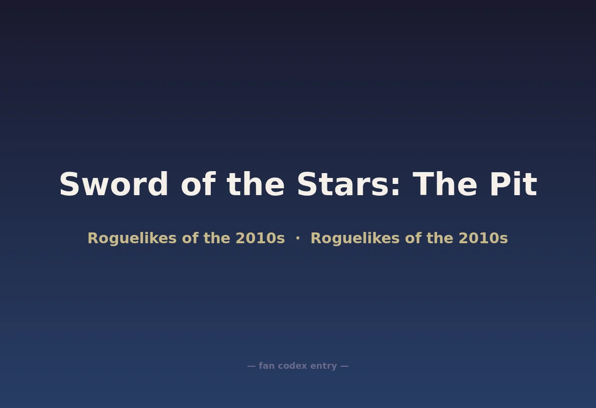 Sword of the Stars: The Pit