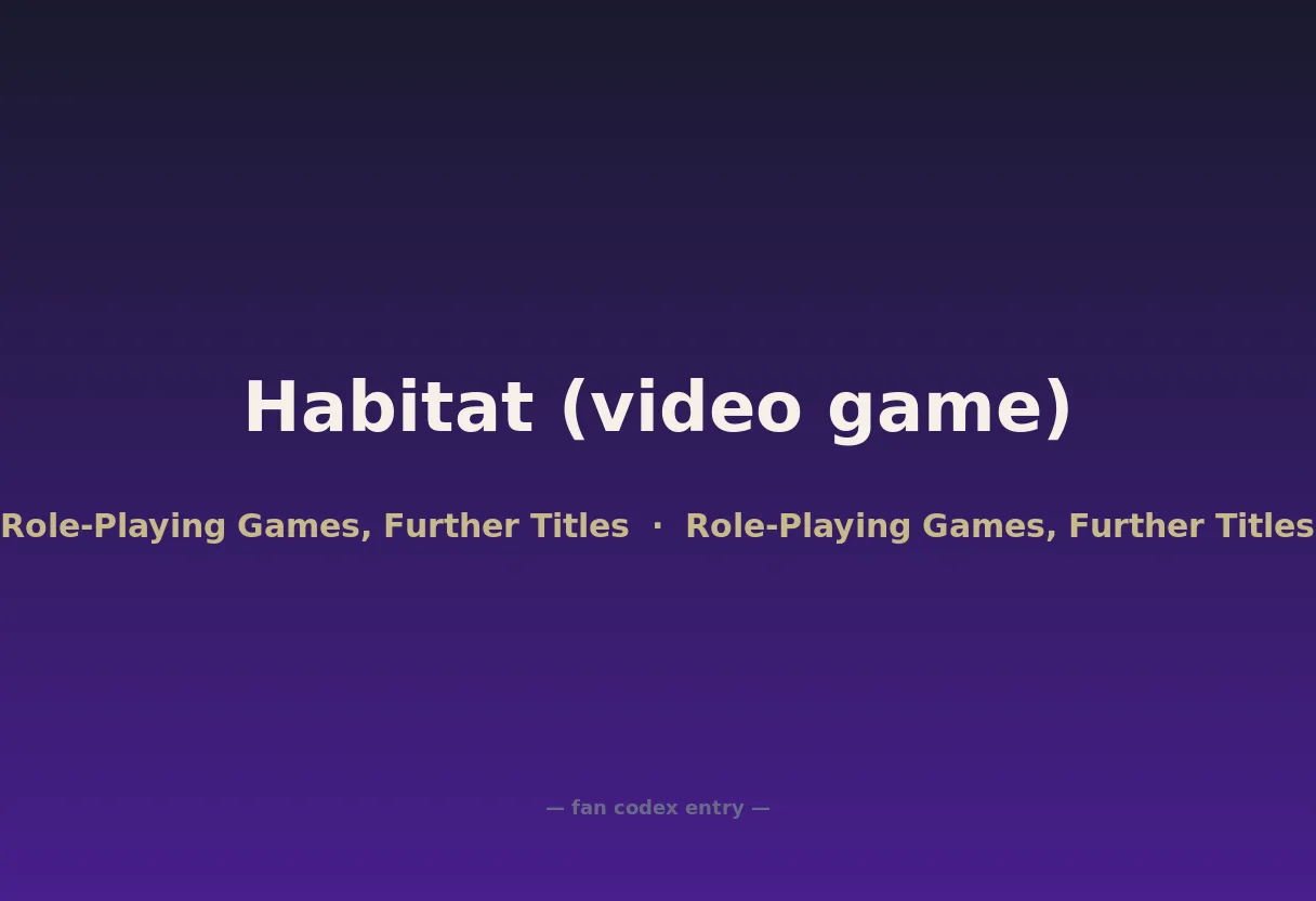 Habitat (video game)