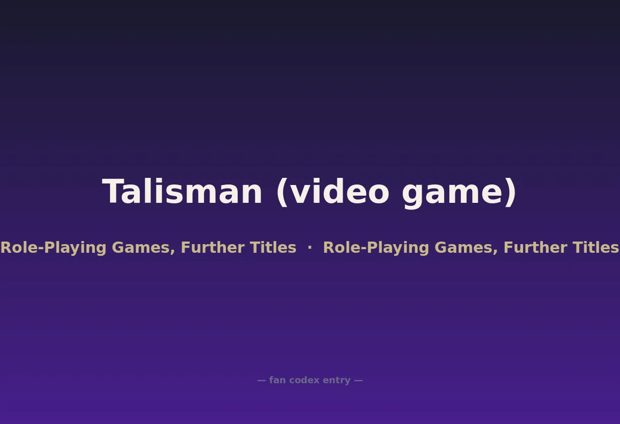 Talisman (video game)
