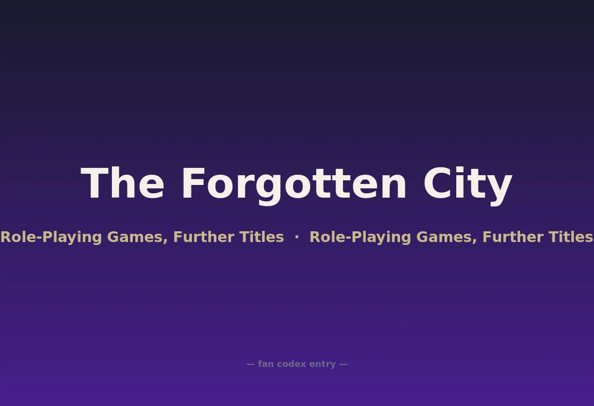 The Forgotten City