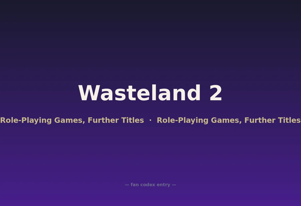 Wasteland 2