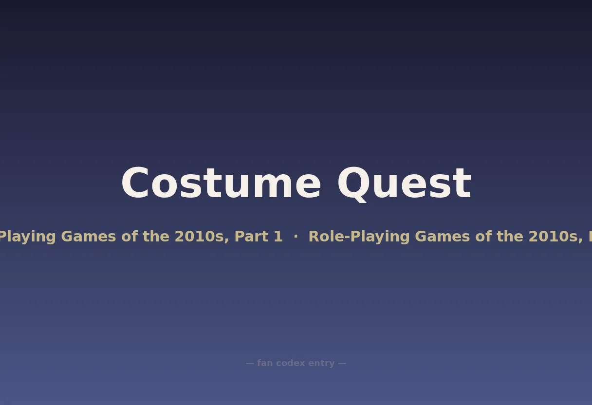 Costume Quest
