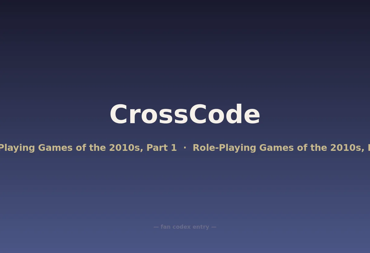CrossCode