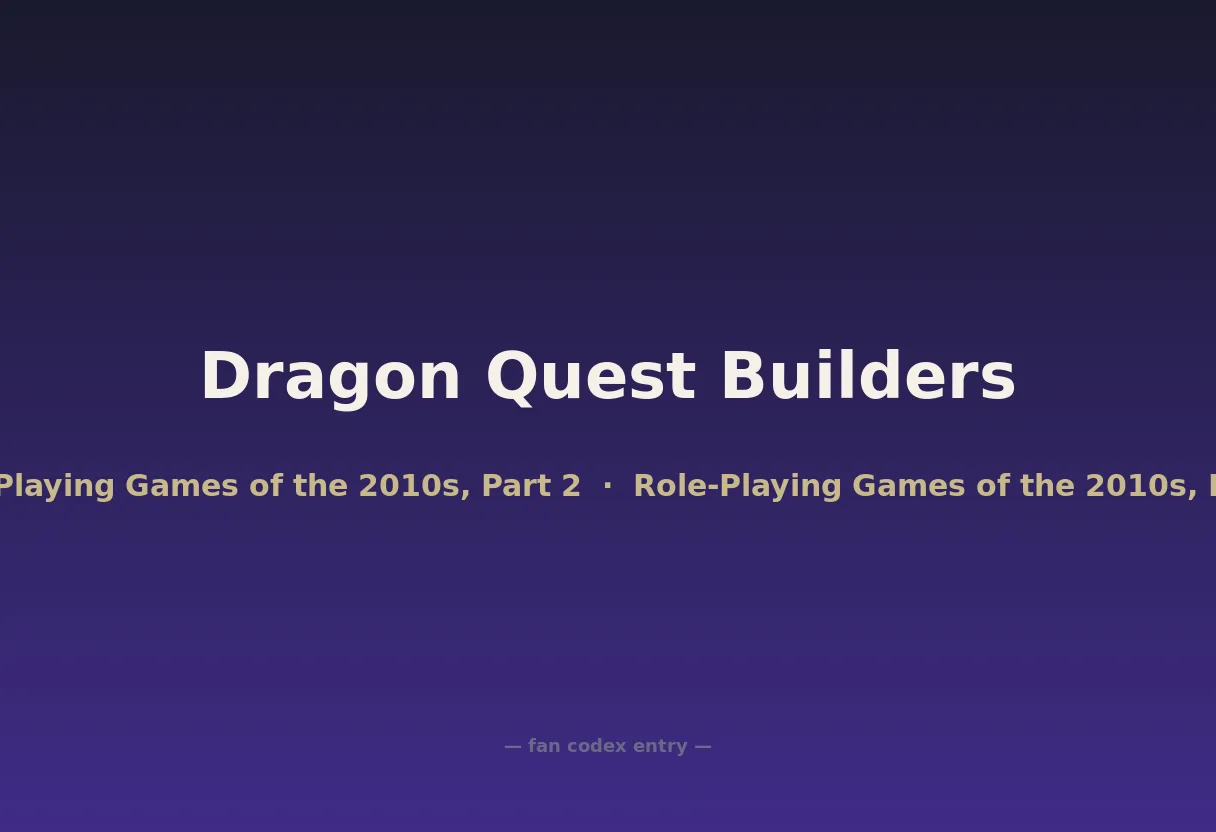Dragon Quest Builders