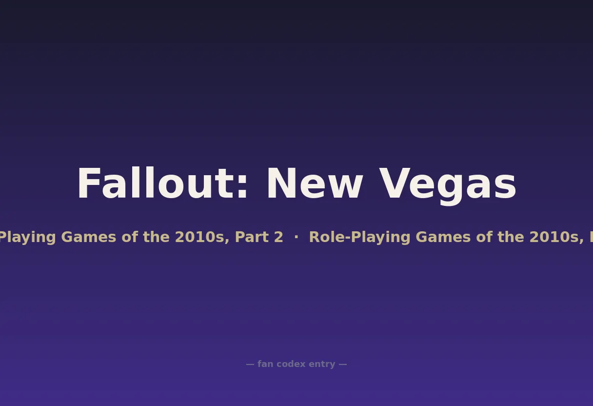 Fallout: New Vegas