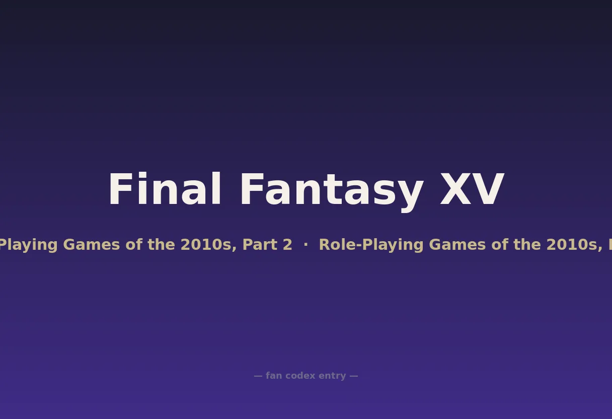Final Fantasy XV