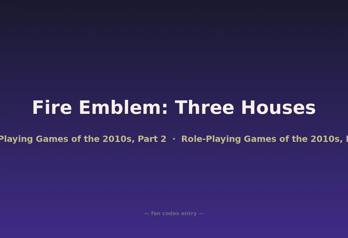 Fire Emblem: Three Houses