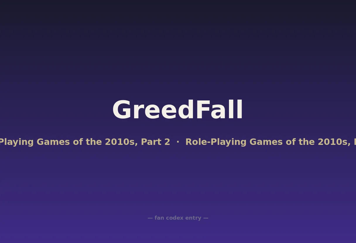 GreedFall