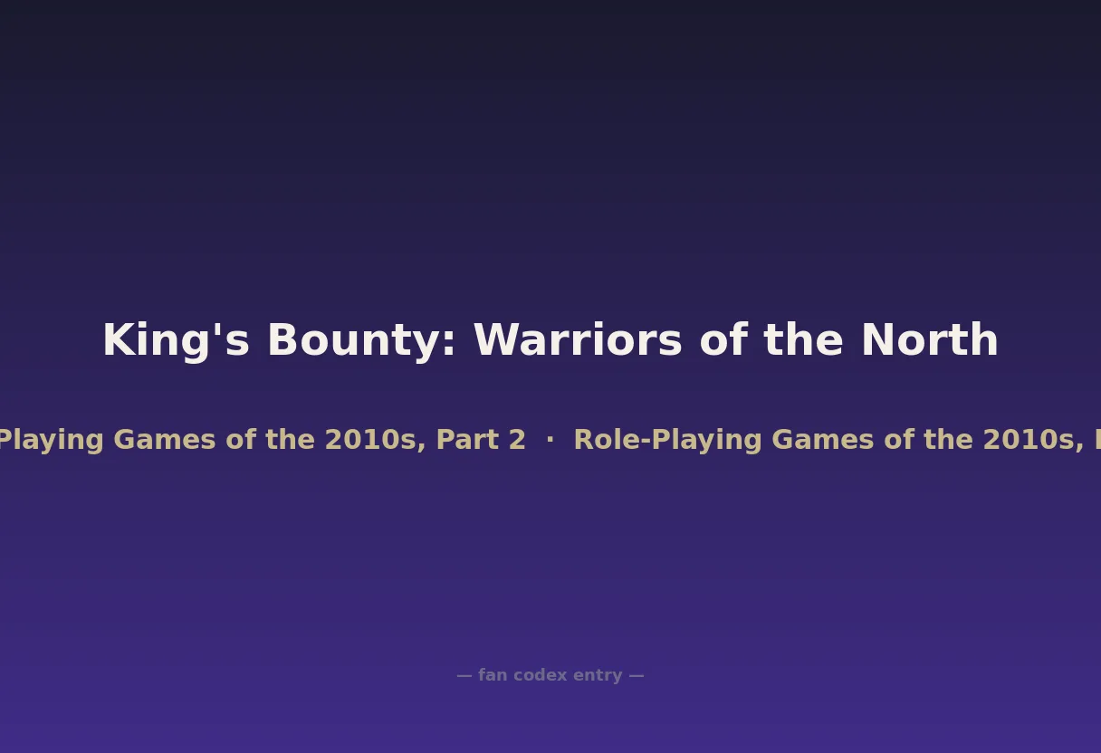 King's Bounty: Warriors of the North