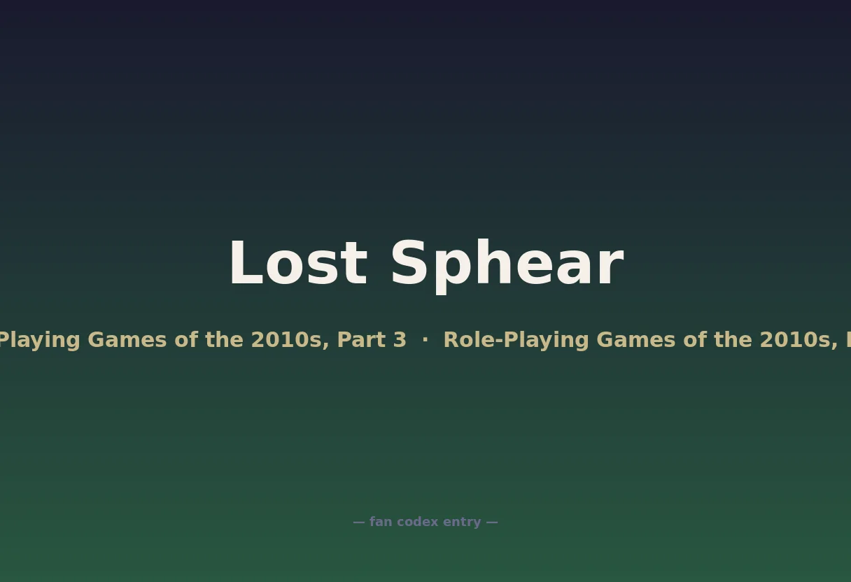 Lost Sphear