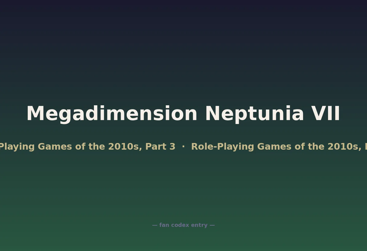 Megadimension Neptunia VII