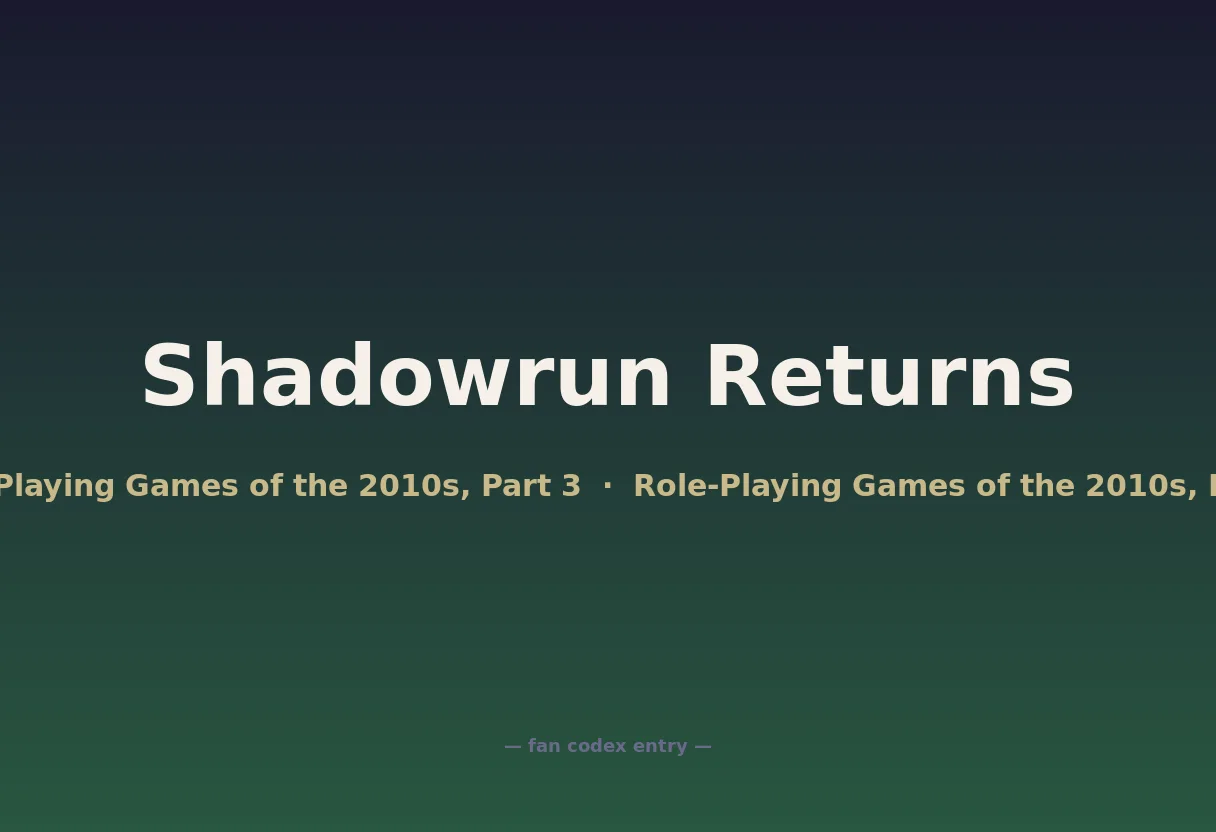 Shadowrun Returns