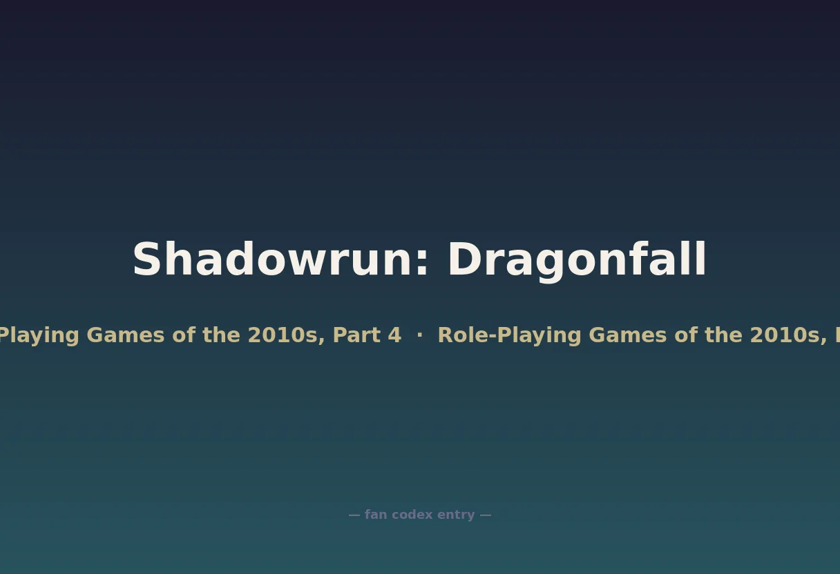 Shadowrun: Dragonfall