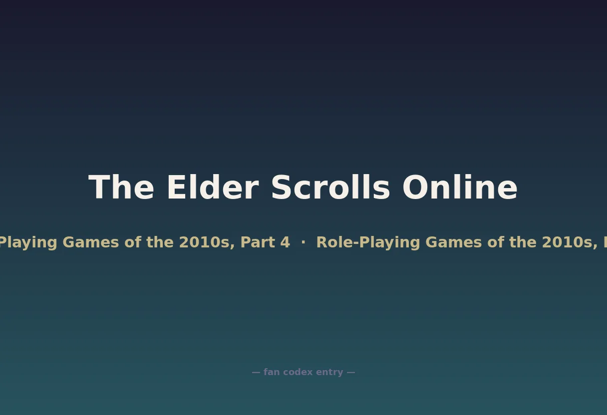 The Elder Scrolls Online