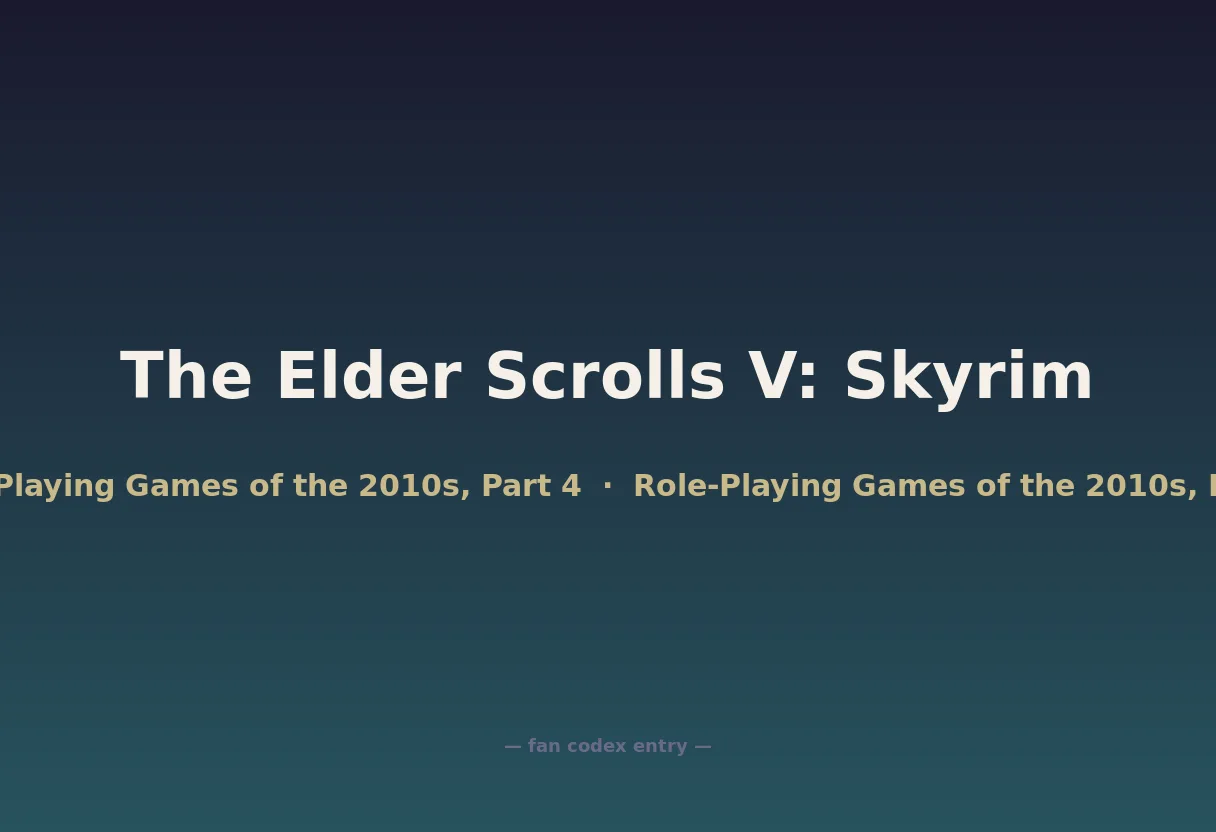 The Elder Scrolls V: Skyrim