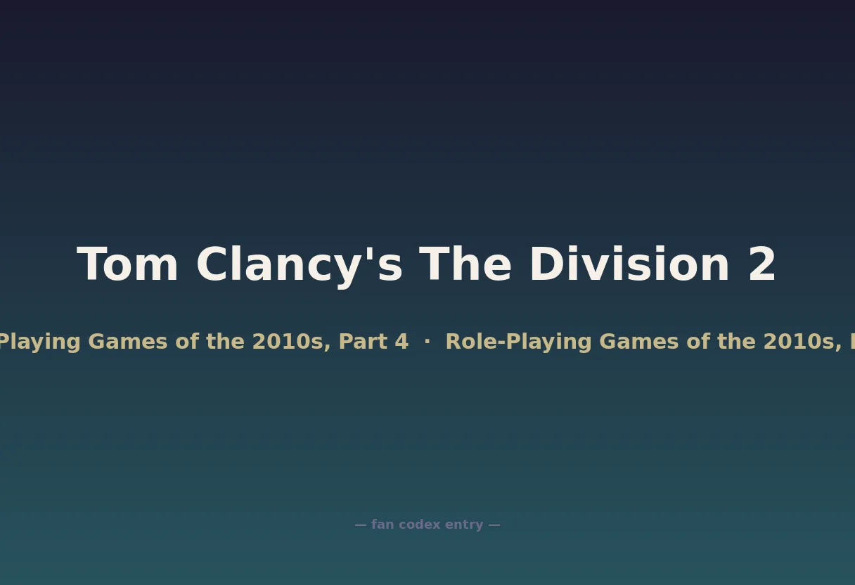 Tom Clancy's The Division 2