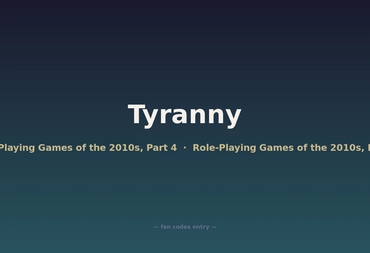Tyranny