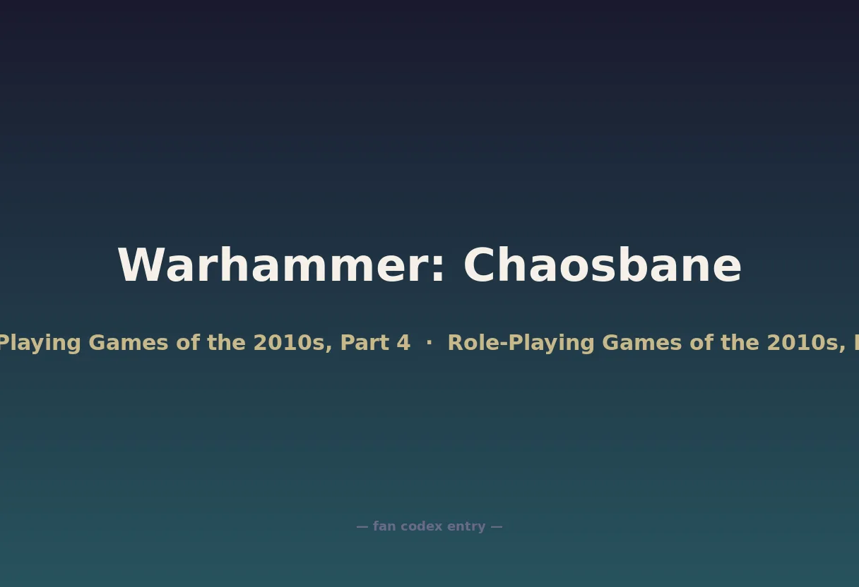 Warhammer: Chaosbane