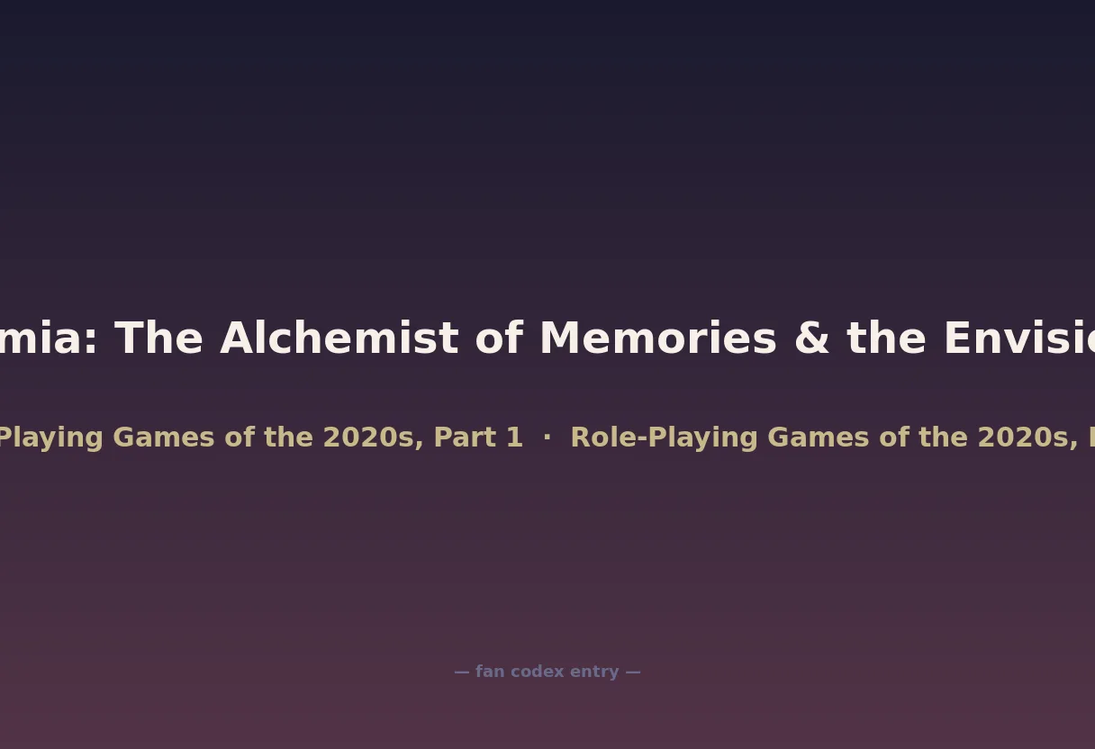 Atelier Yumia: The Alchemist of Memories &amp; the Envisioned Land