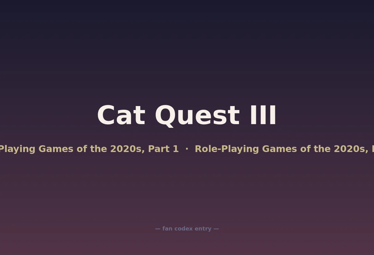 Cat Quest III