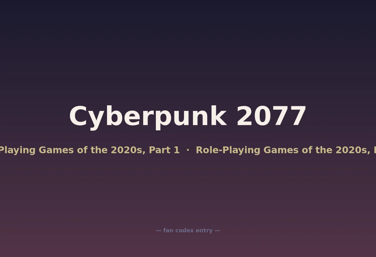 Cyberpunk 2077