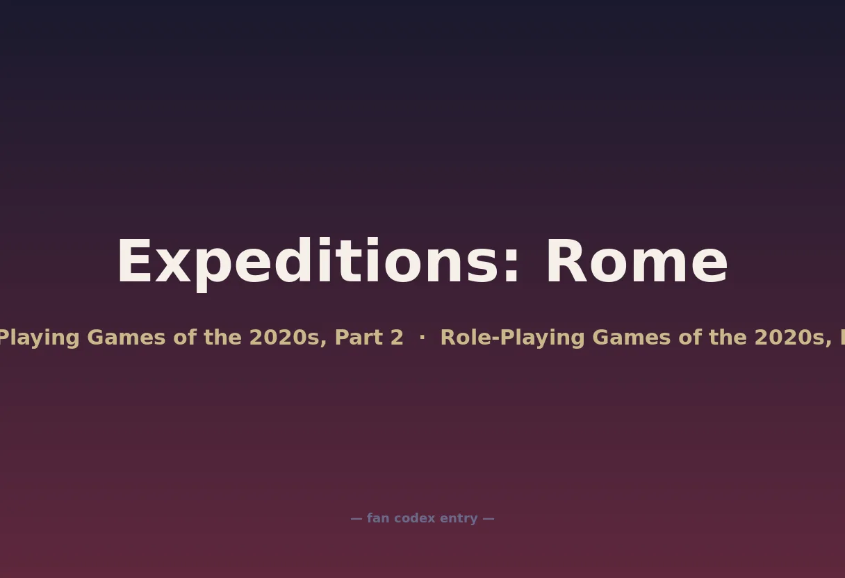 Expeditions: Rome