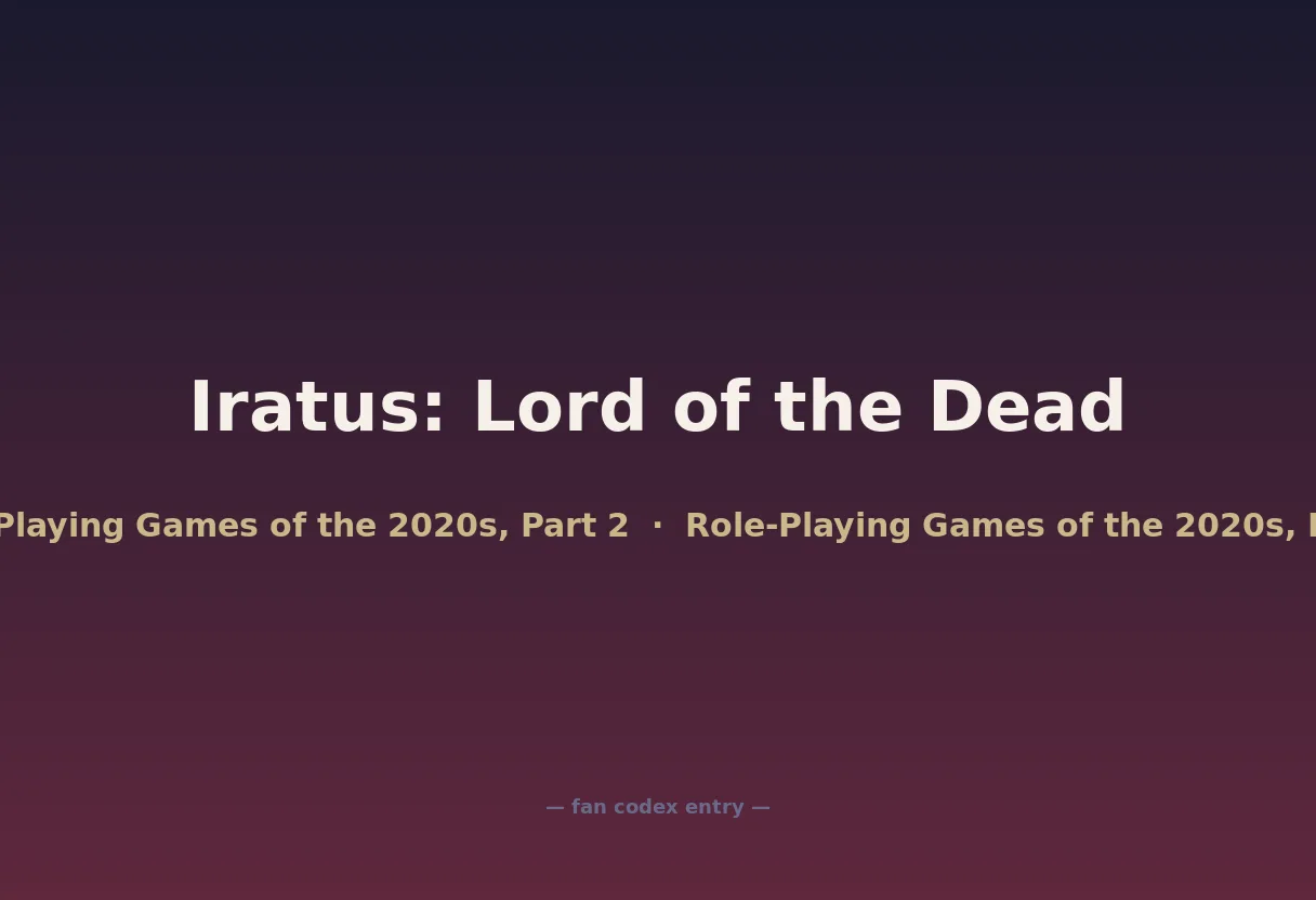 Iratus: Lord of the Dead