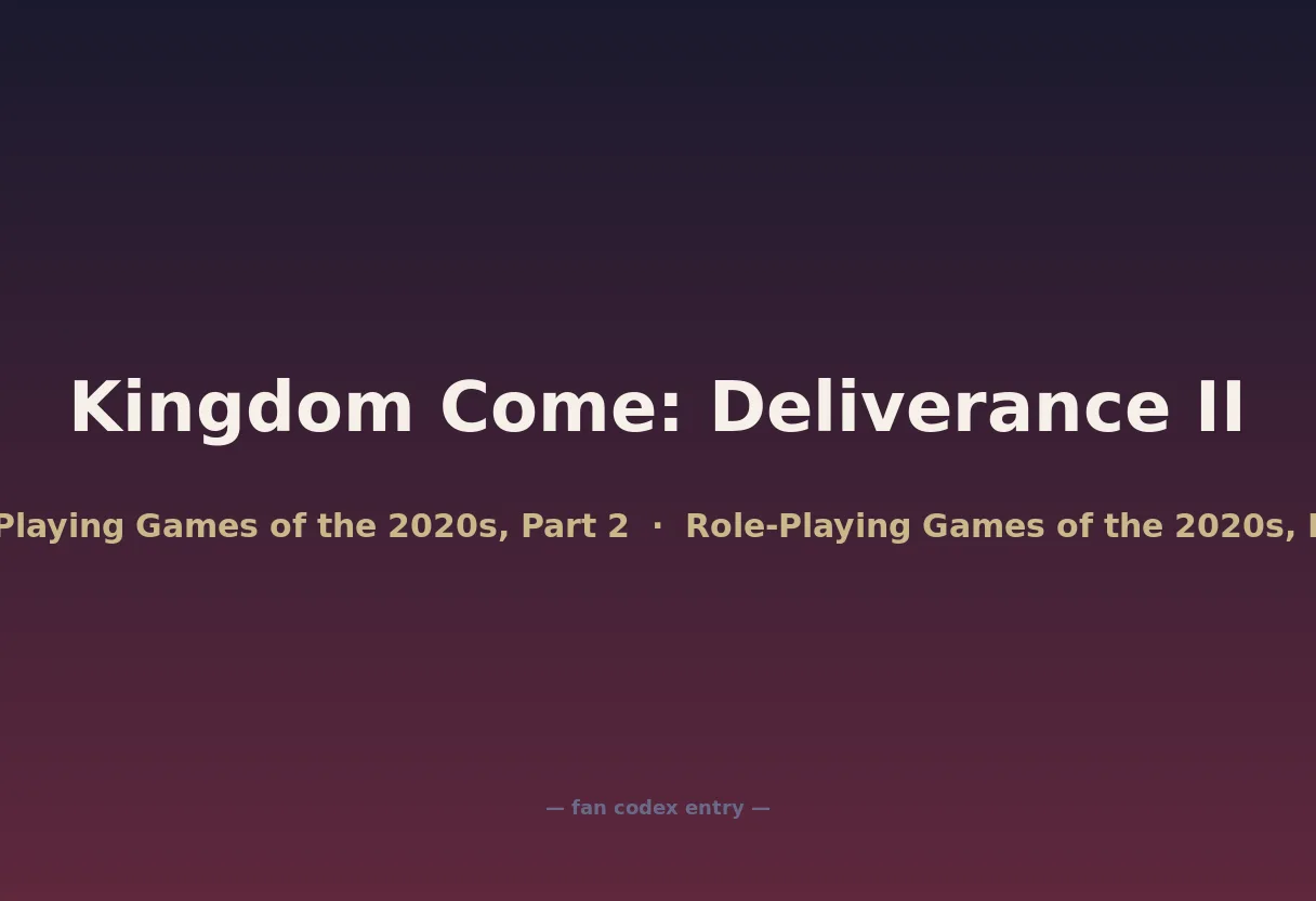 Kingdom Come: Deliverance II