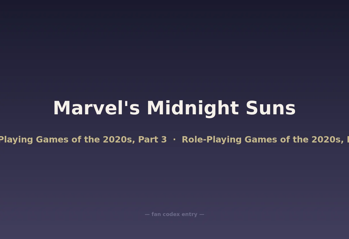 Marvel's Midnight Suns