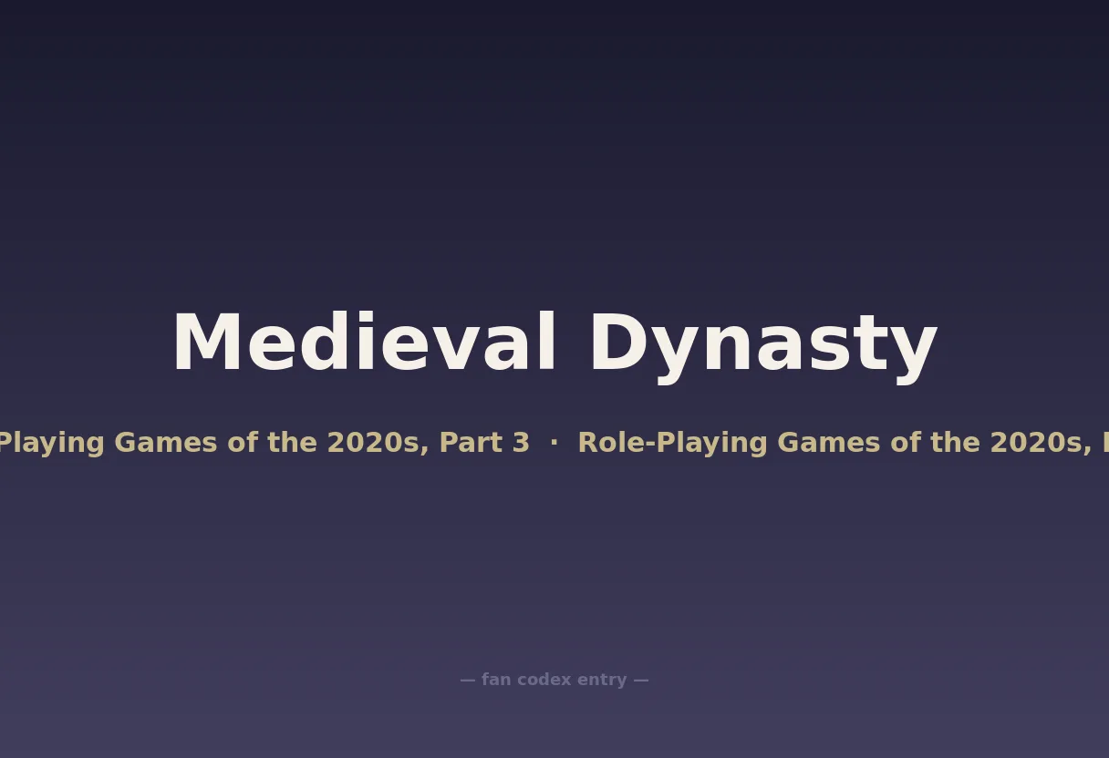Medieval Dynasty