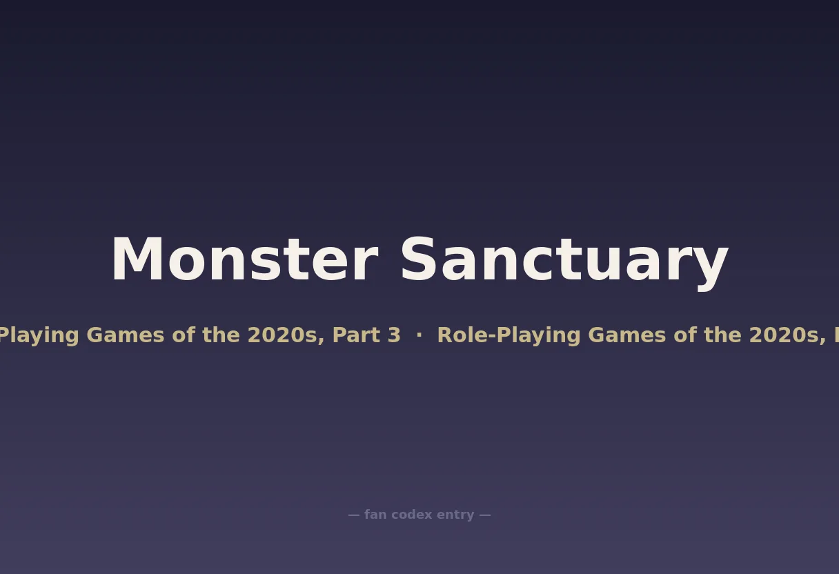 Monster Sanctuary
