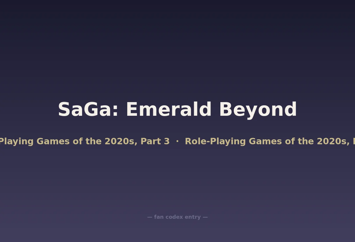 SaGa: Emerald Beyond